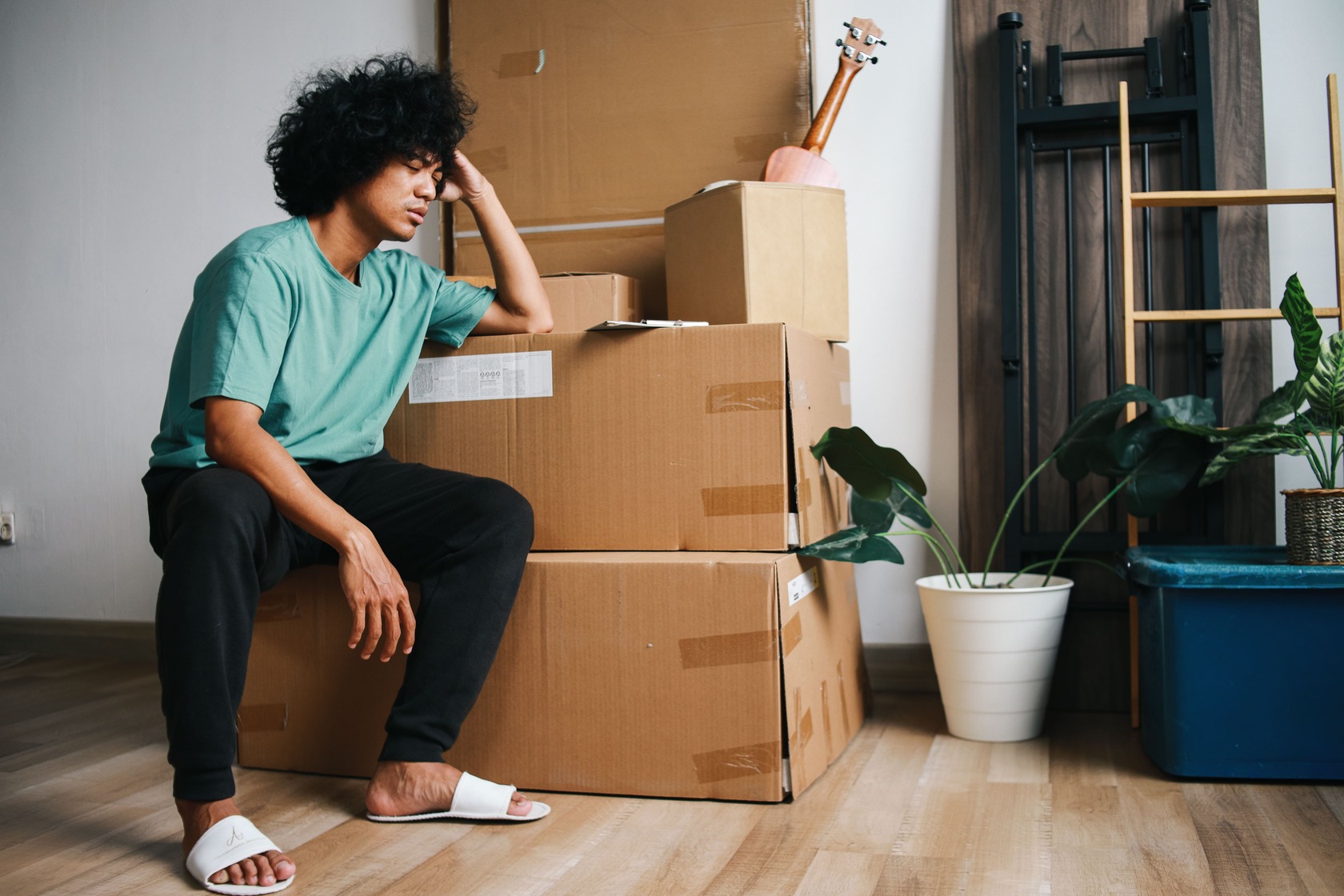 Moving boxes during a marital separation in Texas